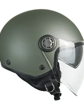 Casco Moto Jet 1SHA ZEN MONO Verde Opaco taglia L - Ska-p - FashionsVida