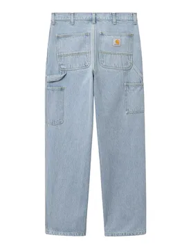 Single knee pant - blue heavy stone bleached - CARHARTT WIP - FashionsVida