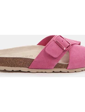 Sandalia plana de mujer con hebilla en - Abbacino - FashionsVida