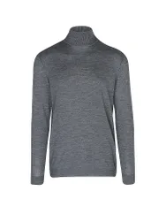Pull à col roulé gris XXL