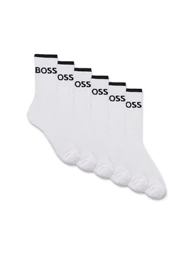 Socken 6er Pkg. white weiss herren - BOSS - FashionsVida