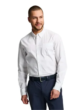Deck Long Sleeve Shirt Bright White 2XL Men - SLAM - FashionsVida