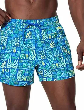 Print Redondo Edge 14in Swimming Shorts Deep Sapphire / Angelic Blue 2XL Men - Speedo - FashionsVida