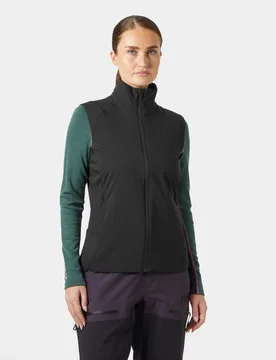 Women's Odin Lightweight Stretch Insulator Vest 2.0 Black XL - Black - Female - Helly Hansen - FashionsVida