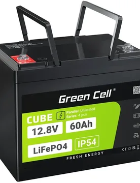 Batterie Ups Lfpgc12v60ah Black / Green One Size unisex - Green Cell - FashionsVida