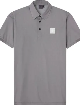 Polo Brassie, kurzarm, hellgrau l - Cross - FashionsVida