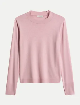 Marc O' Polo mit Ärmelschlitzen Rosa L - Marc O'Polo - FashionsVida