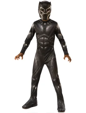 Black Panther-Kinderkostüm für Jungen schwarz - male - RUBIES FRANCE - FashionsVida