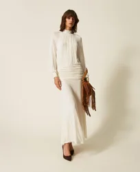 Twinset Robe longue avec drapés