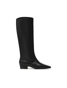 Womens Leather Dantelle 017 Boots - Black - Size Uk 6 - Steve madden - FashionsVida