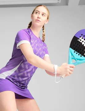 Camiseta padel de Mujer Individual Padel Graphic Jersey Wmn - Puma - FashionsVida