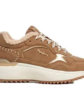 Sneaker Kimi One Cognac Brown EU 36 - Pepe jeans - FashionsVida