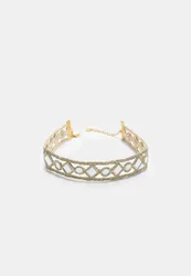 Spiegel-Choker Goldfarben OS