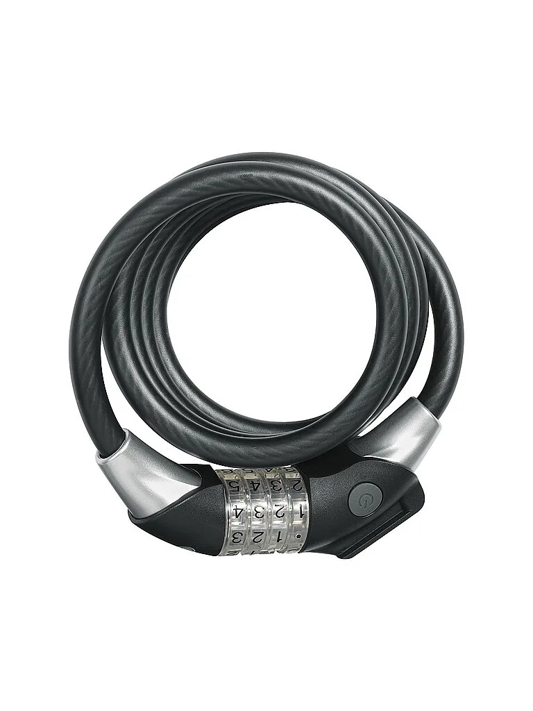 Candado de cable en espiral Raydo Pro 1450/185 negro - ABUS - FashionsVida