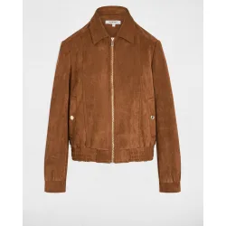 Chaqueta de mujer de antelina