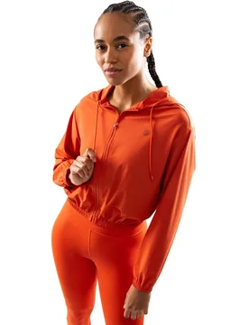 Chaqueta cortavientos crop ultraligera de mujer Gym-Windbreaker-W - Siroko - FashionsVida