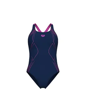 Bañador de mujer Graphic Pro azul oscuro 42 - Arena - FashionsVida