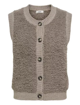 JDYEIRA LIFE S/L ON BUTTON VEST KNT female - XS - FashionsVida