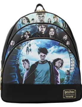 Harry Potter: Trilogy Series 2 Triple Pocket Mini Backpack - Loungefly - FashionsVida