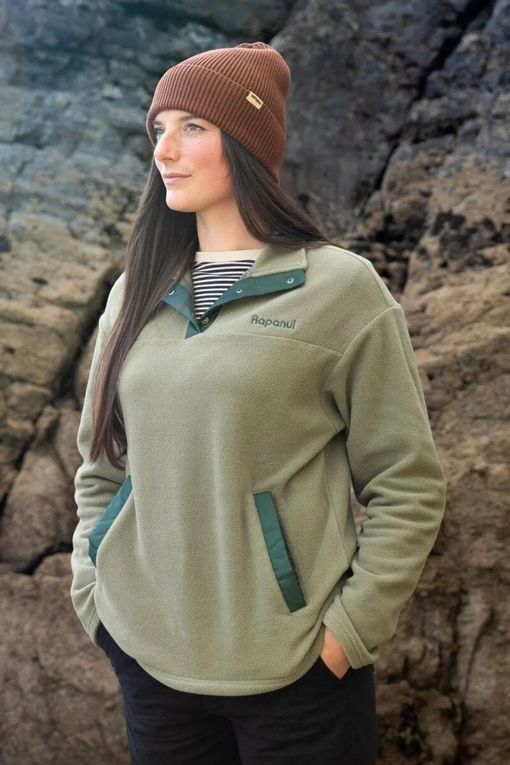 Women's Polar Fleece Pullover - - Size: 12 - Rapanui - FashionsVida