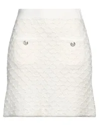 Minirock Damen Elfenbein 36 Damen