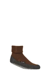 Mens 1 Pair Falke Cosyshoe Virgin Wool Home Socks Deer 10-11 Mens - Brown - Size: 10-11 Mens