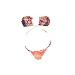 Bikini Fascia Fuxia/arancio M22-0301X1