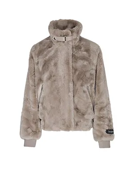 Veste imitation fourrure AMBRA beige 36 - Rino&pelle - FashionsVida