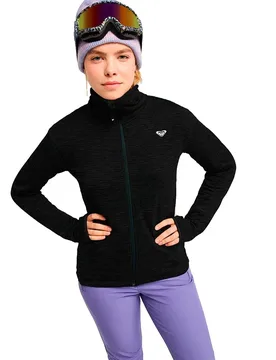 Sweat-shirt à Zip Snowstride True Black XS - Roxy - FashionsVida