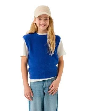 Pull Sans Manches T262444 Radiant Blue 12-13 Années Fille - Garcia - FashionsVida