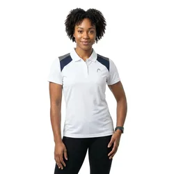 Club 22 Short Sleeve Polo White / Dark Blue L