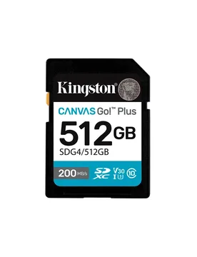 Carte Mémoire Canvas Go! Plus 512gb Sdxc Uhs-i Black / Red One Size unisex - Kingston - FashionsVida