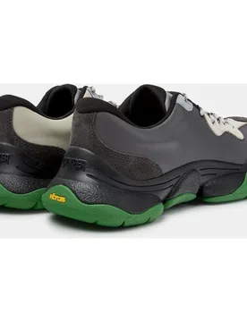 Zapatillas retro de piel de hombre karst 2 twins con cordones - Camper - FashionsVida