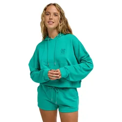 Felpa Con Cappuccio Surfing By Daylight Sea Green S