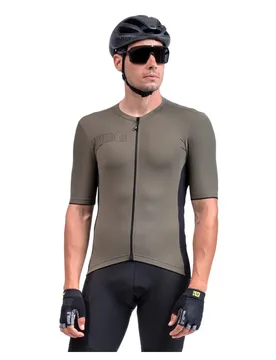 Maglia A Maniche Corte Color Block Dark Green - Ale - FashionsVida