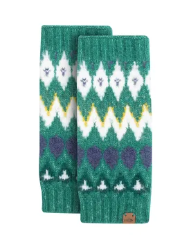 Shutt Womens Fair Isle Wrist Warmers - - Size: ONESIZE - Weird Fish - FashionsVida