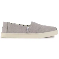Womens Alpargata Cupsole Shoes - Grey Canvas - Size Uk 4