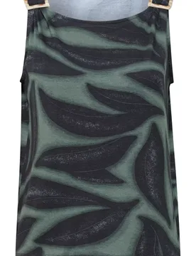 LTD QR printed jersey top w.sh female - 36 - FashionsVida