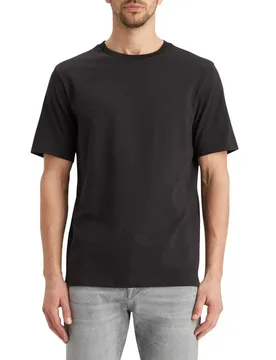 Maglietta A Maniche Corte Core Logo Black 2XL - Scotch & Soda - FashionsVida