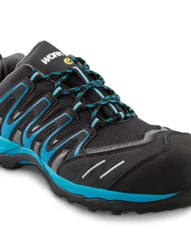 Chaussures De Sécurité Trail Esd Black / Blue EU 43 - Workfit - FashionsVida
