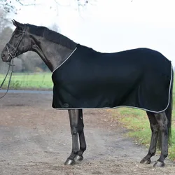 Abschwitzdecke Show, schwarz 165cm