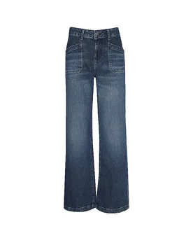 Jeans Wide Leg MIRA azul oscuro 30/L30 - Cup Of Joe - FashionsVida