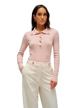 Maglione 21011173 Light Pink V1 S - Salsa Jeans - FashionsVida