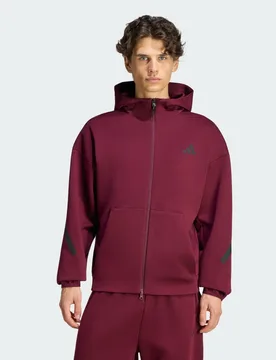 Giacca da allenamento Z.N.E. FULL ZIP S Maroon - Adidas - FashionsVida