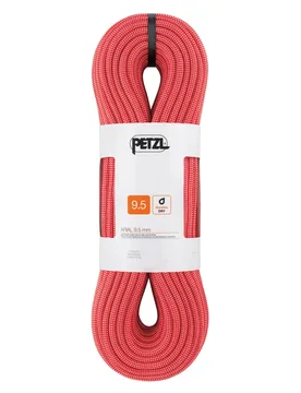Corde d'escalade à simple - Arial 9.5 mm Rouge - Taille 80 m - Petzl - FashionsVida