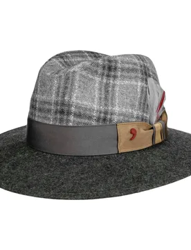 Pocatello Traveller Wool Hat by Alfonso DEste - anthracite - Size: M (56-57 cm) - Alfonso D´Este - FashionsVida