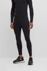 Equestrian Herren Reithose JAMES Kniebesatz, black S