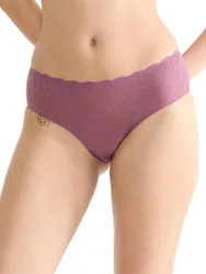 Womens Zero Feel Bliss Hipster - Purple Polyamide - Size X-Large