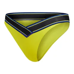 Solid V Scoop Bikini Bottom Bitter Lime XS Women