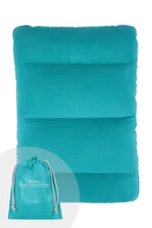 Easy Inflate Soft Touch Pillow - Teal - Teal - Size: ONE